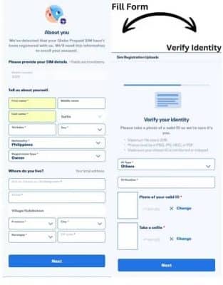 How to Register Globe SIM Card