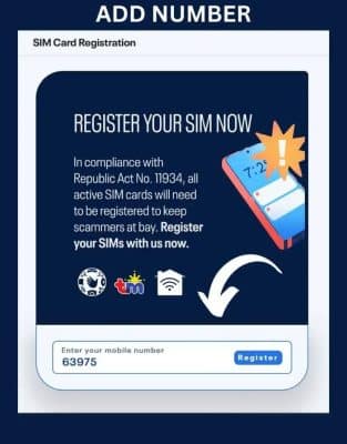 How to Register Globe SIM Card