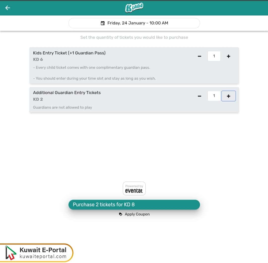 How to Buy KLAND Kuwait Tickets